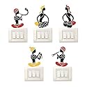 Dholak and Shanghai Polyvinyl Chloride Switch Wall Sticker - Multicolor