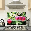 Kitchen Wall Sticker Abstract Themed Oil Proof &amp; Waterproof Peel &amp; Stick Heat Resistant Vinyl Wall Stickers for Kitchen Size - 45 CM X 65 CM Desg_16