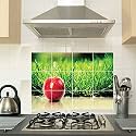 Kitchen Wall Sticker Abstract Themed Oil Proof &amp; Waterproof Peel &amp; Stick Heat Resistant Vinyl Wall Stickers Size - 45 CM X 65 CM