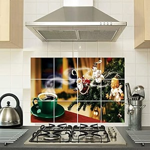kitchen wall sticker heat resistant vinyl wall stickers size - 45 cm x 65 cm