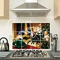 Kitchen Wall Sticker Heat Resistant Vinyl Wall Stickers (Size - 45 CM X 65 CM)