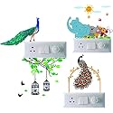 Love Heart Art Switch Penal Sticker for Your Home Switch Board Sticker (Pack of 3) Desg_33
