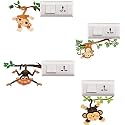 Ganesha &amp; Krishna Art Switch Penal Sticker for Your Home Switch Board Sticker (Pack of 5) Desg_22