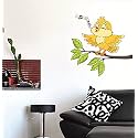 Musical Bird Wall Sticker for Decorative Wall Sticker for Living Room, Bed Room, Kide Room
