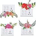 Ganesha &amp; Krishna Art Switch Penal Sticker for Your Home Switch Board Sticker (Pack of 5) Desg_22