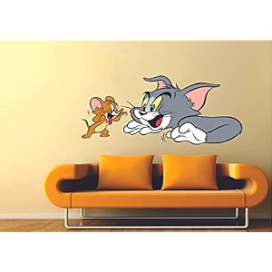 tom amp jerry design 2 wall sticker for decorative wall sticker for living room bed room kide room