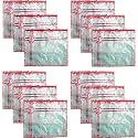 Techhark® Saree Covers for Storage, Set of 06 Peice Transparent Sari Bag with Zip (Stainless Lock) (Pink)