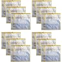 Techhark® Saree Covers for Storage, Set of 06 Peice Transparent Sari Bag with Zip (Stainless Lock) (Gold)