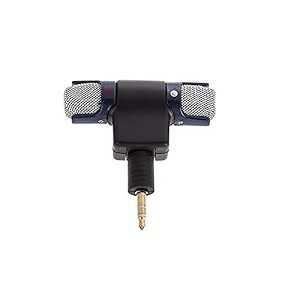 techking 1 year warranty external stereo mic microphone with 35mm to mini usb micro adapter cable for gopro hero 3 3 4 for aee sports action camera mobile laptop pc