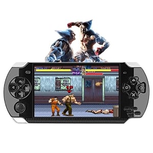 techking video game console 43 inch 8gb built-in 1500 retro classic games for multiple simulators game can save multiple progress videomusice-book portable console gift for boyfriendchildren