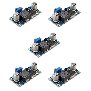 5 x xl6009 dc-dc step-up module with adjustable booster power supply module pack of 5