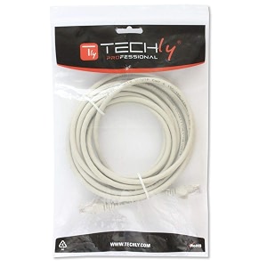 techly cat 5e ethernet patch cable rj45 computer network cord cat 5e patch cord lan cable utp cca copper wire 03m white color