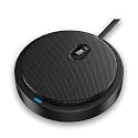 Techly USB Conference Microphone Series | 360 Omnidirectional | Laptop, Computer Microphone, Ideal for Video Conferences, Webinar, Podcasting - Black (Without Mute Button)
