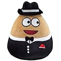 Black Aelien Pou Plush Pillow The for Space Enthusiasts Snuggle Up with Extraterrestrial Elegance and Celestial Charm