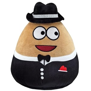 black pou plush pillow the for space enthusiasts snuggle up with extraterrestrial elegance and celestial charm