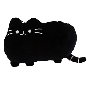 cute black cat kawaii pillow plush toy