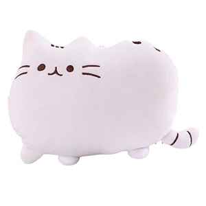 cute white cat kawaii pillow plush toy