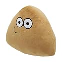 Pou Cute Alien Stuffed Cute Triangle Plush Toy, Kawaii Stuffed Alien Plush Doll for Birthday