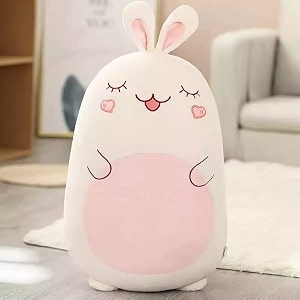 stuffed rabbit plushie - plushy and squishy toy stuffed animal - cute toy gift for boys and girls