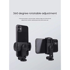 techmount universal multifunctional lightweight 360 degree tripod with attached clips and phone stand 360 photo clip
