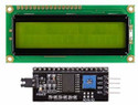 Technical hut 16X2 Character LCD Module with IIC/I2C/TWI/SP I Serial Interface for Arduino UNO Display Lights Electronic Hobby Kit