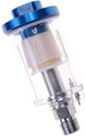 TECHNO Oil Separator 1/4'' Air Filter Water Separator for Compressor Spray Paint Gun KAMB038 HVLP Sprayer (Blue, Transparent)