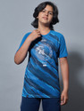 TECHNOSPORT Boys Graphic Print Polyester Slim T