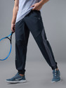 TECHNOSPORT Colorblock Men Blue Grey Track Pants