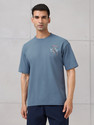 TECHNOSPORT Graphic Print Men Round Neck Light