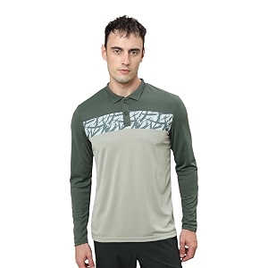 TECHNOSPORT Mens 100 Polyester Slim Fit T-Shirt
