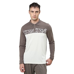 TECHNOSPORT Mens 100 Polyester Slim Fit T-Shirt