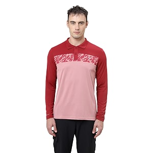 TECHNOSPORT Mens 100 Polyester Slim Fit T-Shirt
