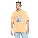 TECHNOSPORT Men39s Oversized Fit Half Sleeve Crew