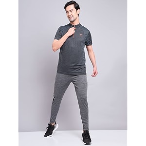 TECHNOSPORT Mens Polyester Slim Fit T-Shirt