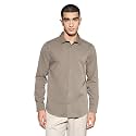 TECHNOSPORT Men39s Polyester Slim Fit Solid Casual