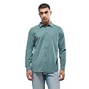 TECHNOSPORT Men39s Polyester Slim Fit Solid Casual