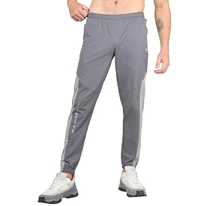 TECHNOSPORT Mens Regular Fit Joggers with Zip