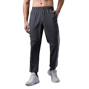 TECHNOSPORT Mens Regular Fit Joggers with Zip