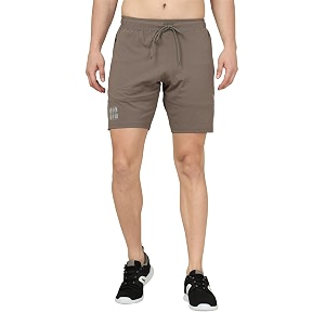 technosport men39s regular fit shorts with zip pockets elasto lite quick dry moisture wicking stretchable shorts for gym running and casual wear