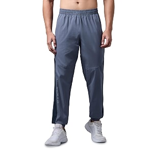 TECHNOSPORT Mens Regular Fit Joggers with Zip
