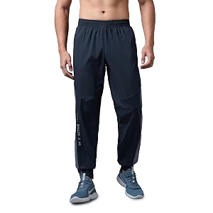TECHNOSPORT Mens Regular Fit Joggers with Zip