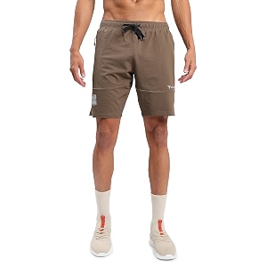 technosport men39s regular fit shorts with zip pockets elasto lite quick dry moisture wicking stretchable shorts for gym running and casual wear