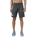 TECHNOSPORT Men's Regular Fit Shorts with Zip Pockets, ELASTO LITE Quick Dry Moisture Wicking Stretchable Shorts for Gym Running and Casual Wear