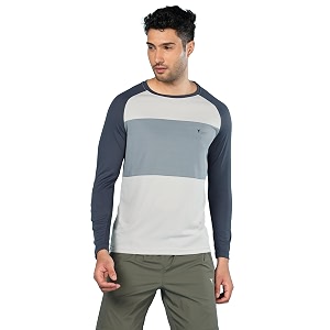 TECHNOSPORT Mens Slim Fit Polyester Color Block