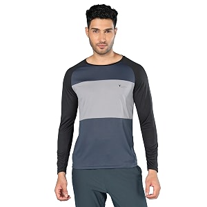 TECHNOSPORT Mens Slim Fit Polyester Color Block
