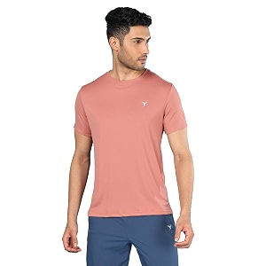 technosport men39s slim fit polyester activewear sports t-shirt with moisture-wicking comfort for workout running amp gym