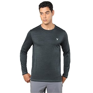 TECHNOSPORT Mens Slim Fit Full Sleeve Round