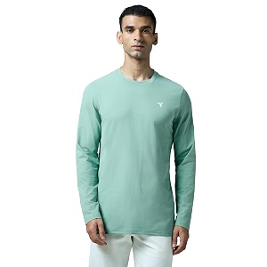 TECHNOSPORT Mens Slim Fit Full Sleeve Crew