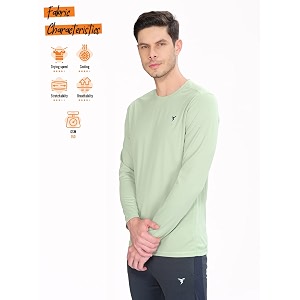 TECHNOSPORT Mens Slim Fit T-Shirt - MTOR17