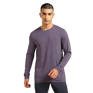 TECHNOSPORT Mens Slim Fit Full Sleeve Crew